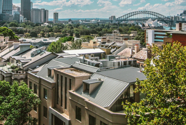 金属屋面瓦建筑
