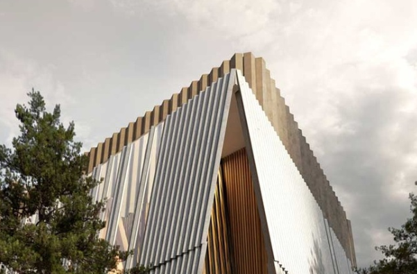 金属复合瓦建筑