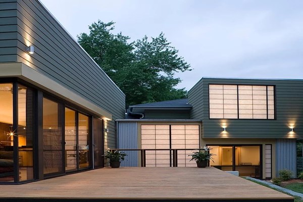 金属复合瓦建筑