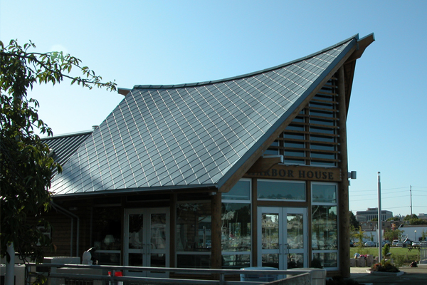 金属复合瓦建筑