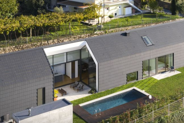 金属复合瓦建筑