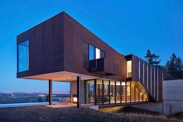 金属复合瓦建筑