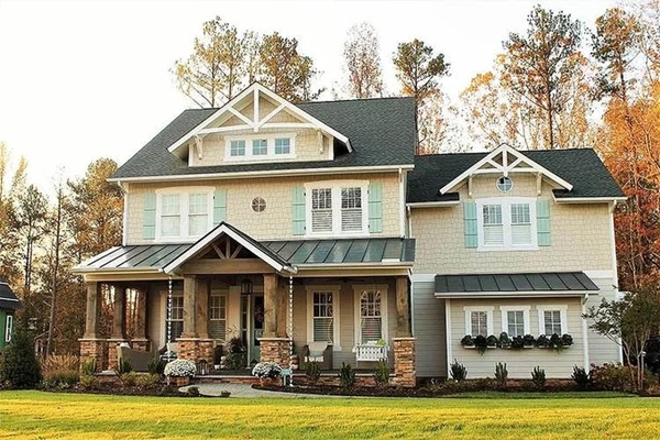 金属复合瓦建筑