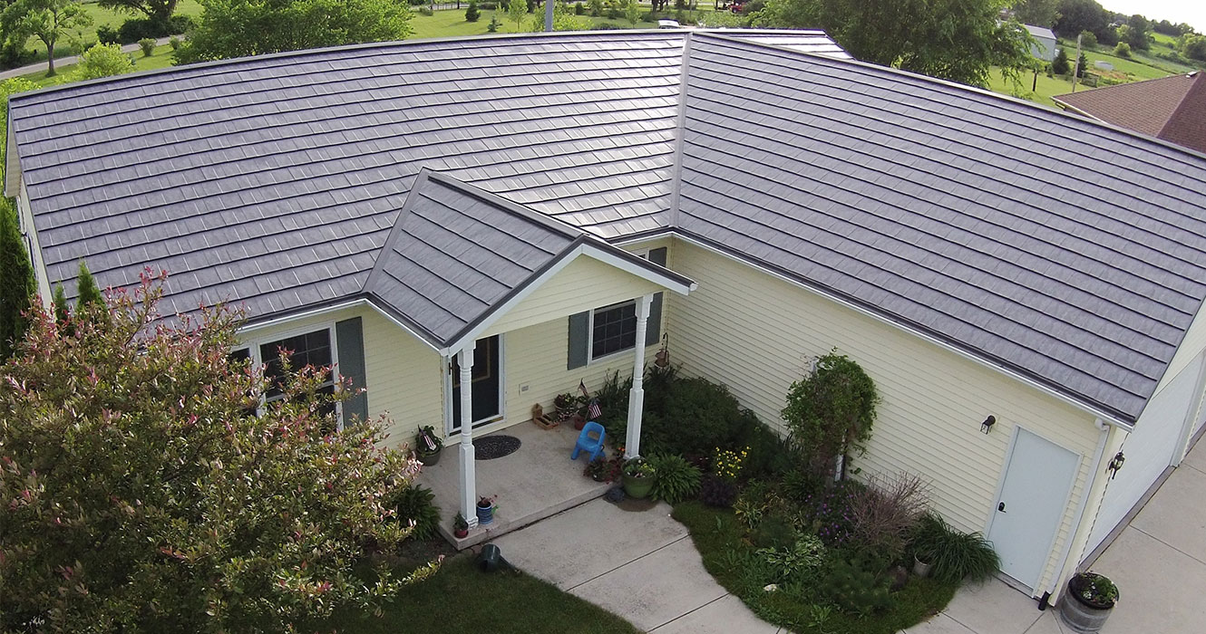 金属复合瓦建筑